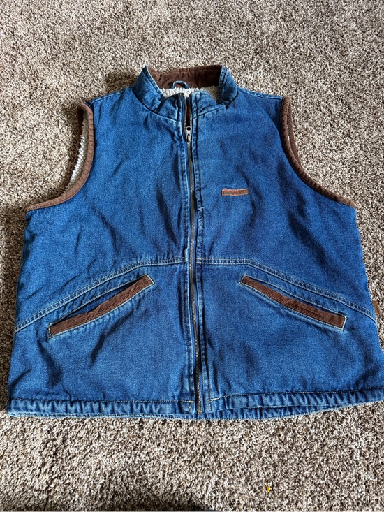 Wrangler Other - vintage Wrangler Hero men's denim vest size large